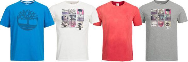 Timberland Herren Motiv T Shirts für je nur 14,39€
