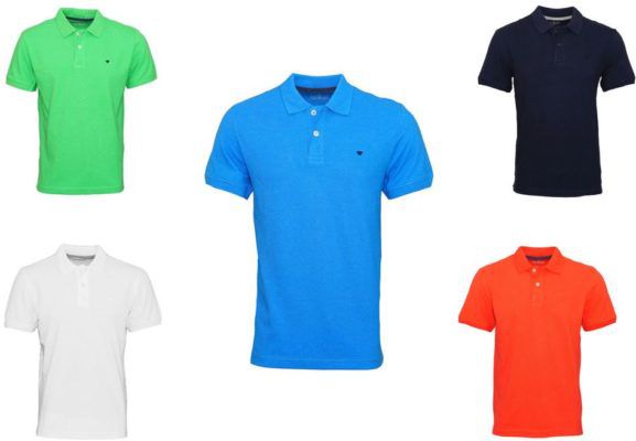 Tom Tailor Herren Polo Shirts   div. Farben für je 16,99€