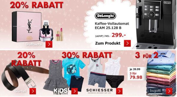 Karstadt: Vor Weihnachts Kracher mit z.B. Spielwaren bis 50% reduziert   20% auf Duftsets und mehr ...