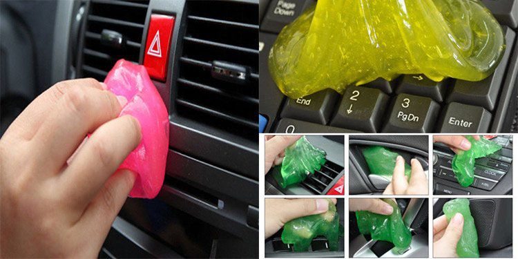 Reinigungsknete für Tastatur, Auto, Handy, Spielzeug etc. für 0,88€