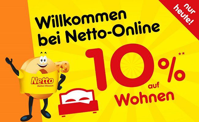 Netto Online mit 10% Rabatt auf Kategorie Haushalt & Wohnen   z.B.  Home Deluxe Duschkabine White Pearl 100 x 100 cm für 658,79€ (statt 710€)