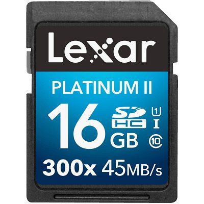 LEXAR Platinum II SDHC Class 10 und 16 GB für 5€