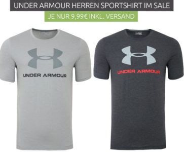 Under Armour Sale mit T Shirts, Taschen und Fussballschuhen ab 9,99€