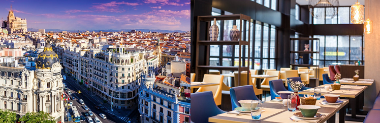 2 3 ÜN im zentralen 3* Hotel in Madrid inkl. Frühstück und Flügen ab 169€ p.P.