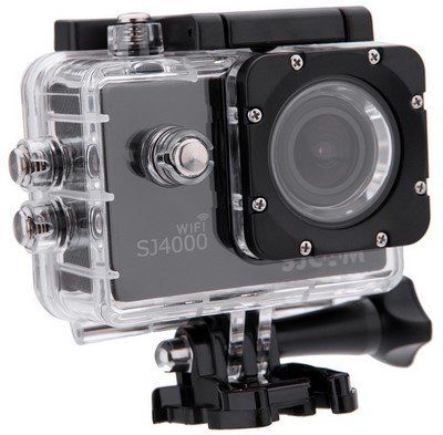 SJCAM SJ4000 WiFi   Actioncam (1080P, 170° HD Weitwinkel Fischauge) inkl. Zubehör für ~36€ (statt 73€)