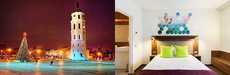 2   3 ÜN im 3* Hotel in Vilnius (Litauen) inkl. Frühstück, Flüge & Transfers ab 129€ p. P.