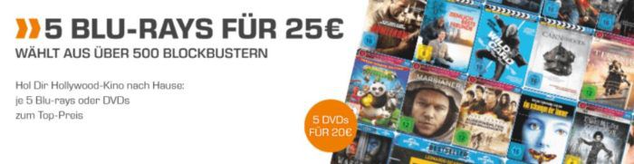 Saturn Weekend Sale: u.a.  Xbox One S 500 GB + 2. Controller inkl. 7 Spiele für 279€   5 Blu rays für 25€