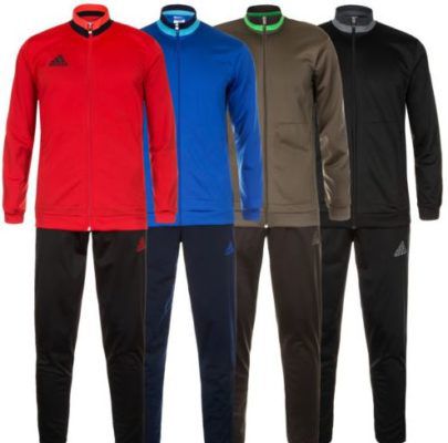 adidas Performance Condivo 16   Herren Trainingsanzug Blau o. Rot für je 39,95€