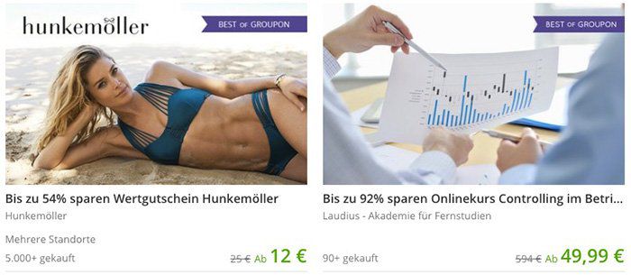 10€ Groupon Neukunden Gutschein ab 30€