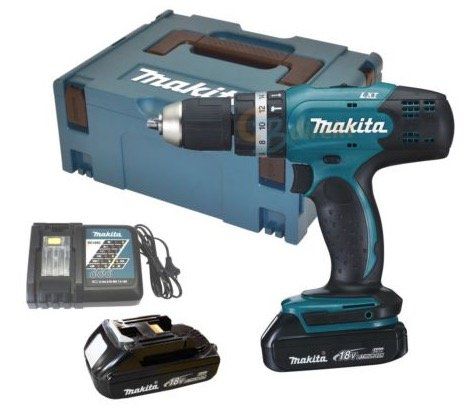 Makita DHP453RYJ Akku Schlagbohrschrauber + 2 x 1,5Ah Akku + Makpac für 158€ (statt 186€)