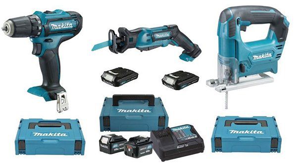 Makita Bundle: Akkuschrauber + Stichsäge + Säbelsäge nur 199€ (statt 230€)