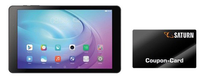 Huawei Mediapad T2 10.0 Pro LTE Tablet für nur 1€ + 5GB Vodafone LTE Tarif für 19,99€ mtl. + 200€ Saturn Gutschein