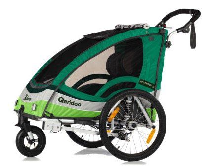 Qeridoo Sportrex2 Kinderfahrradanhänger für 281€ (statt 311€)