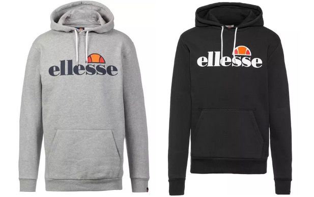 ellesse Herren Kapuzenpullover Gottero in Schwarz oder Grau für je 30,31€ (statt 42€)