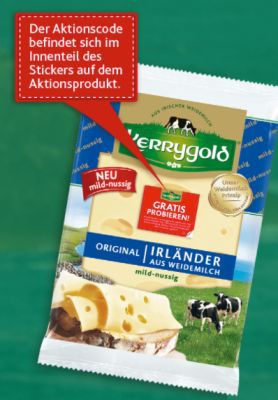 Kerrygold Irländer Käse gratis