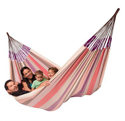 La Siesta Domingo Familien Hängematte aus Baumwolle mit 200kg Belastbarkeit für 71,95€ (statt 90€)