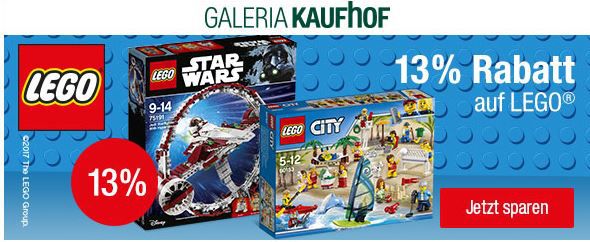 13% Rabatt auf Lego bei Galeria Kaufhof   z.B. Lego Star Wars (75221) Imperiale Landefähre für 59,15€ (statt 79€)