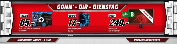 günstige Gamer Tastaturen + Maus Bundle uam. im Media Markt Dienstag Sale z.B. SPEEDLINK Gaming Maus + Mauspad XXL für 22€