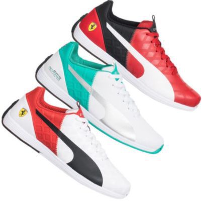 PUMA Evo 1.4 Speed   Herren Sneaker im Ferrari u. Mercedes Design für je 23,14€ (statt 47€)