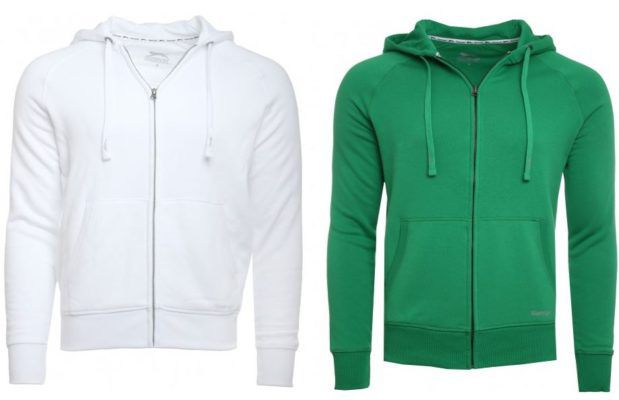 Slazenger Race Herren Sweater in grün und weiß für je 4,99€