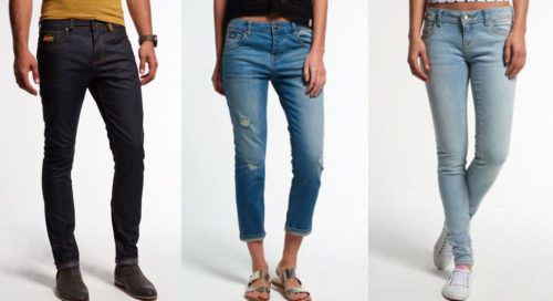 Superdry Damen und Herren Jeans 25 Modelle für je nur 27,95€