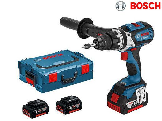 Bosch GSB 18 VE EC Kombi Bohrmaschine + 3 x 5 Ah Akkus für 305,90€