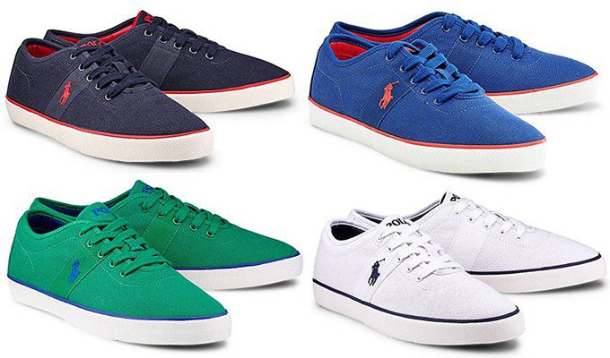 Filialieferung! POLO Ralph Lauren Sneaker HALFORD in 4 Farben für je 34,97€ (statt 55€)