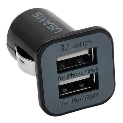 USB Ladegerät für Autos mit 2 Ports für 1,39€