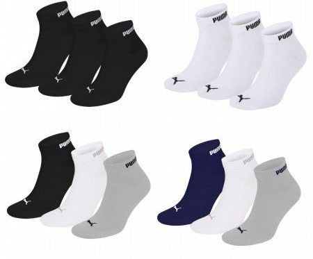 19er Pack Puma Basic Quarter Clyde Socken für 29,50€ (statt 38€)