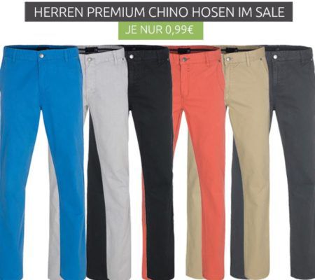 MAK BD   Chino Premium Hosen Restgrößen ab je 0,99€ (statt 18€)