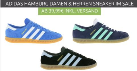 adidas Hamburg   Herren Echtleder Sneaker für je 49,99€ (statt 79€)