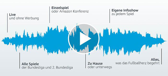 Gratis Bundesliga Live Audio Streams bei Amazon Prime Music   nur für Primer!