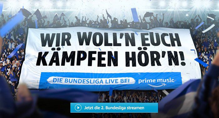 Gratis Bundesliga Live Audio Streams bei Amazon Prime Music   nur für Primer!