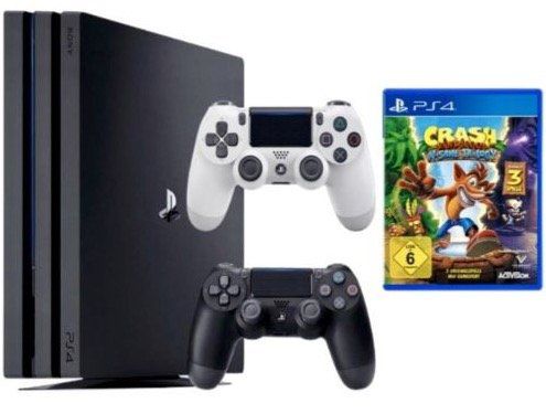 Playstation 4 Pro mit 1TB + 2. Controller + Crash Bandicoot für 389€ (statt 454€)