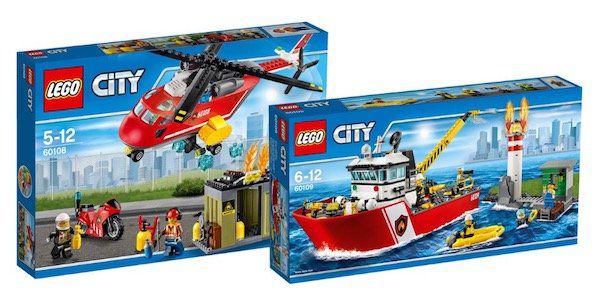 Bis zu 50% auf Lego + 10% Gutschein   z.B. Feuerwehrschiff + Löscheinheit für 53,99€ (statt 94€)