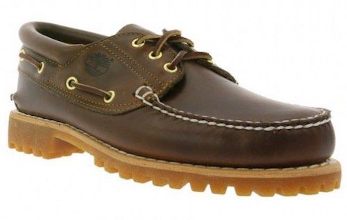 Timberland Heritage 3 Eye Classic Lug Herren Echtleder Bootsschuhe für 79,99€ (statt 90€)