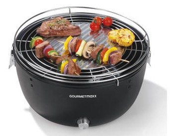 GOURMETmaxx Holzkohlegrill mit Aktivbelüftung für 32,95€ (statt 50€)   B Ware!