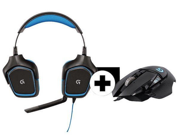 Logitech G430 Gaming Headset + G502 Gaming Maus für 68€ (statt 106€)