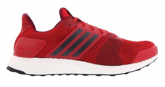 adidas Ultra Boost ST LTD Herren Laufschuhe in Rot für 86,80€ (statt 106€)