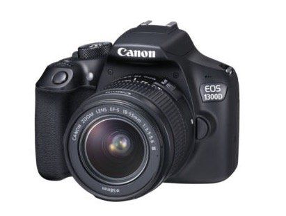 Canon EOS 1300D Spiegelreflexkamera + 18 55MM DFIN für 305,15€ (statt 344€)