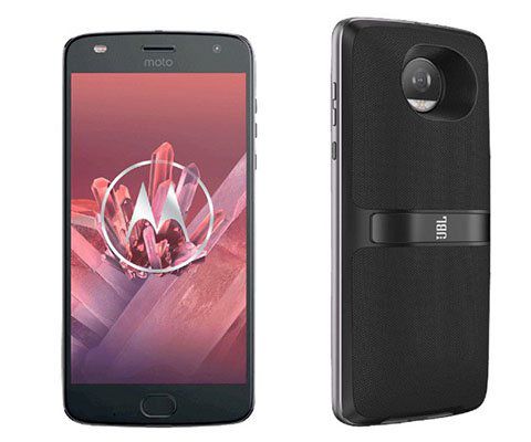Motorola Moto Z2 Play + JBL Soundboost 2 + Lenovo Moto G5 für 1€ + Vodafone 50 Min/SMS + Flat mit 2 GB für 16,99€ mtl.