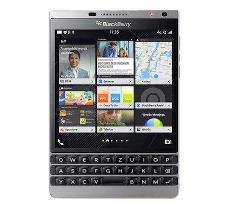 Blackberry Passport Silver Edition Smartphone 32GB für 150,99€ (statt 199€)
