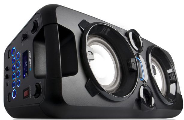 Blaupunkt Partyspeaker PS 1000 Boombox mit Beleuchtung für 99€ (statt 139€)