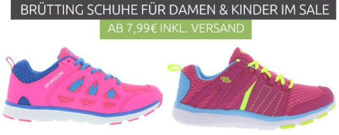 Brünting Sneaker  für Kids (7,99€) und Damen (9,99€)