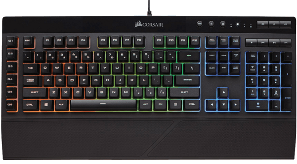 Corsair K55 RGB   beleuchtete Gaming Tastatur für 46,99€ (statt 54€)