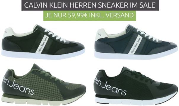 Calvin Klein ACE Heavy Herren Echtleder Sneaker für 59,99€