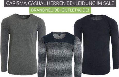 CARISMA Casual Herren Fashion Sale   z.B. die Sweat Herren Langarm Shirts für 9,99€ (statt 20€)