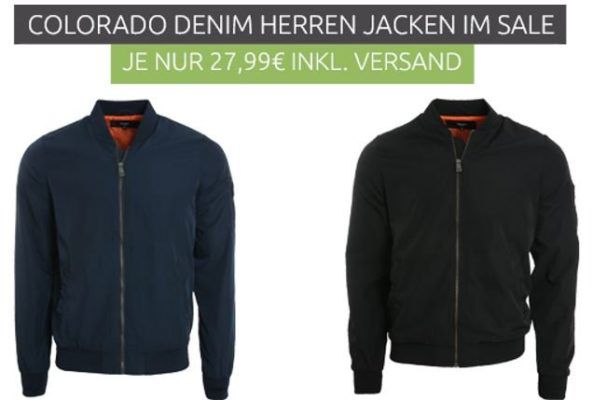 COLORADO DENIM Ludo Herren Jacken bis 3XL statt 50€ für 27,99€