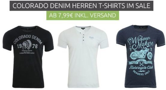 COLORADO DENIM Herren Shirts für 7,99€ bis 9,99€