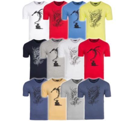 Men collection Dragon & Dragon Fly   Herren T Shirts statt 18€ für je nur 4,99€